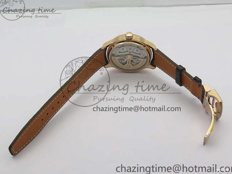 MIROTIME 0308 Compact Portugieser Perpetual Calendar IW503302 RG V9F 1:1 Best Edition White Dial on Brown Leather Strap A 7113